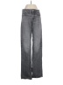 Zara Houndstooth Gray Jeans Size 2 - photo 1