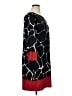 MSK Graphic Black Casual Dress Size XL - photo 4