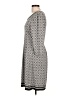 Max Studio Argyle Gray Casual Dress Size L - photo 5
