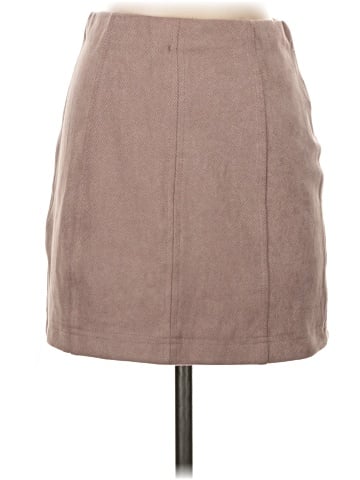 Wild Honey Faux Leather Skirt (view 1)