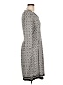 Max Studio Argyle Gray Casual Dress Size L - photo 4