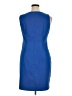 DressBarn Solid Blue Cocktail Dress Size 14 - photo 2