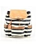 Tory Burch 100% Leather Stripes White Ivory Leather Backpack One size - photo 1