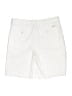 IZOD 100% Polyester Solid Ivory Shorts Size 34 waist - photo 2