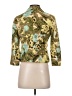 Ann Taylor LOFT 100% Cotton Print Gold Jacket Size 2 - photo 2