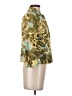 Ann Taylor LOFT 100% Cotton Print Gold Jacket Size 2 - photo 4