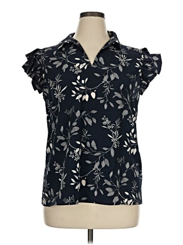 T Tahari Short Sleeve Blouse (view 1)