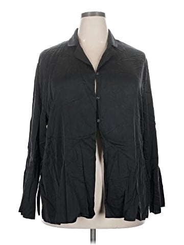 SKIMS 3/4 Sleeve Silk Top (view 1)