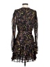 Aqua 100% Polyester Paisley Black Cocktail Dress Size S - photo 2