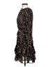 Aqua 100% Polyester Paisley Black Cocktail Dress Size S - photo 5