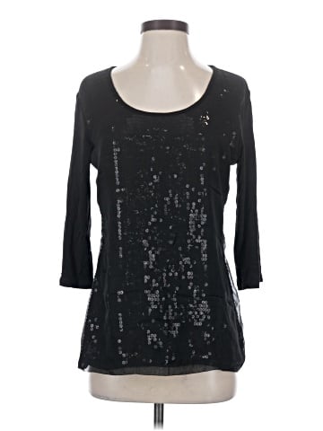 American Glamour by Badgley Mischka 3/4 Sleeve Top (view 1)