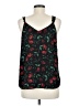 Papermoon 100% Polyester Black Tank Top Size M - photo 2