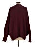 Free People Solid Burgundy Pullover Sweater Size XS - photo 2