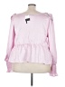 ELOQUII Elements 100% Polyester Pink Long Sleeve Blouse Size 26 - photo 2
