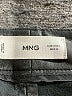MNG 100% Polyester Black Faux Leather Skirt Size L - photo 4