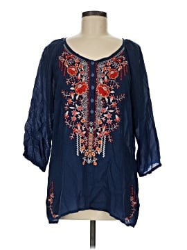 Johnny Was 3/4 Sleeve Blouse