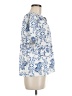 CeCe Blue Short Sleeve Blouse Size M - photo 4