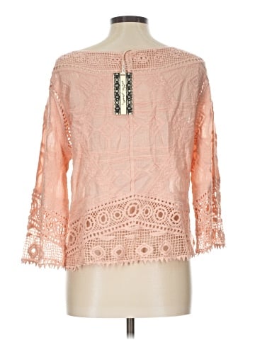 Ultra Pink 3/4 Sleeve Top (view 2)