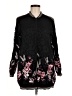 Anne Fontaine 100% Polyester Floral Black Jacket Size 8 (40) - photo 1