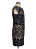 Laundry by Shelli Segal Paisley Blue Casual Dress Size 0 - photo 4