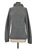 Aether Solid Gray Turtleneck Sweater Size XS (1) - photo 1