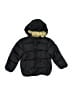 Unbranded 100% Polyester Solid Black Snow Jacket Size 5 - photo 1