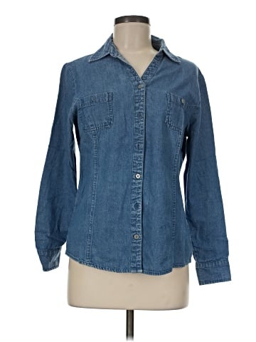 Riders by Lee Long Sleeve Button-Down Shirt (view 1)