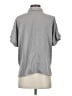 Uniqlo 100% Polyester Gray Short Sleeve Blouse Size S - photo 2