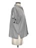 Uniqlo 100% Polyester Gray Short Sleeve Blouse Size S - photo 4