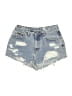 Calvin Klein Blue Denim Shorts Size 12 - photo 1