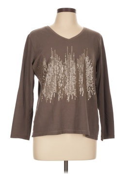 Weekends By Chico's 3/4 Sleeve Top