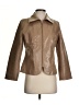 TanJay 100% Polyester Metallic Tan Jacket Size S (estimated) - photo 1