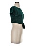 City Studio Green Short Sleeve Top Size S - photo 4