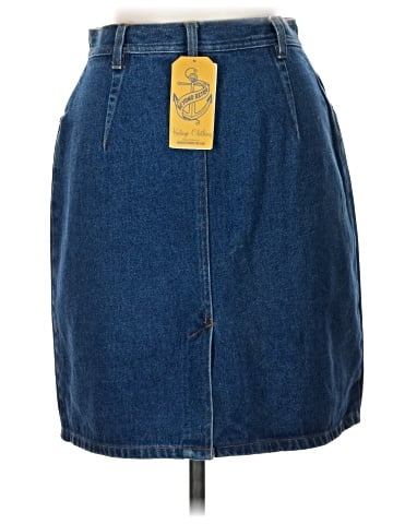 Bill Blass Denim Skirt (view 2)