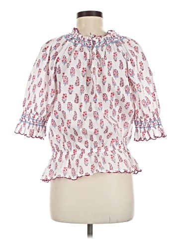 Pink City Prints 3/4 Sleeve Blouse (view 2)