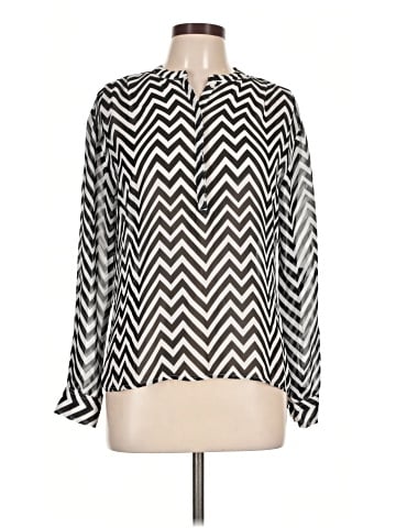 a.n.a. A New Approach Long Sleeve Blouse (view 1)