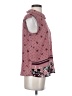 Elle 100% Polyester Floral Polka Dots Pink Sleeveless Blouse Size S - photo 4