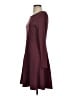 Toad & Co Solid Burgundy Casual Dress Size S - photo 5