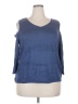 Avenue Blue Pullover Sweater Size 18 Plus - photo 1