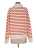 Talbots Stripes Orange Pullover Sweater Size M - photo 2