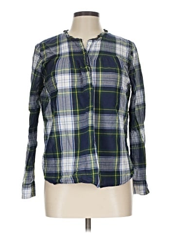 J.Crew Factory Store Long Sleeve Button-Down Shirt (view 1)