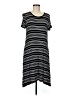 Soma Stripes Black Casual Dress Size M - photo 1