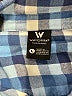 WHITE SIERRA Checkered-gingham Blue Long Sleeve Button-Down Shirt Size L - photo 7