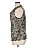 Alfani Silver Sleeveless Blouse Size XL - photo 5