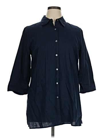 Style&Co Long Sleeve Button-Down Shirt (view 1)