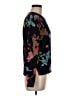 Zara Floral Black Pullover Sweater Size M - photo 4