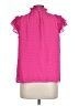 CeCe 100% Polyester Pink Short Sleeve Blouse Size L - photo 2