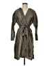Chan Luu 100% Silk Gray Trenchcoat Size M - photo 1