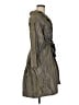 Chan Luu 100% Silk Gray Trenchcoat Size M - photo 4