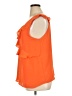 Beacon 100% Polyester Orange Sleeveless Blouse Size XL - photo 5